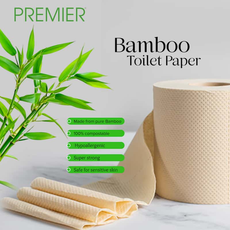 Premier Bamboo Toilet Roll 300 Pulls 12x1